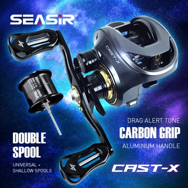SEASIR Cast-X Baitcasting Reel - Image 2
