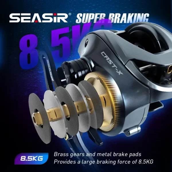 SEASIR Cast-X Baitcasting Reel - Image 5