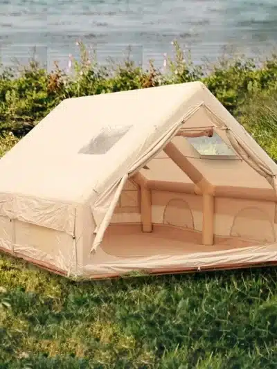 Portable Large Outdoor Camping Inflatable Tent Thickened Ultra-Quick Setup 4 Season Garden Patio Beach Fishing Inflatable Tent