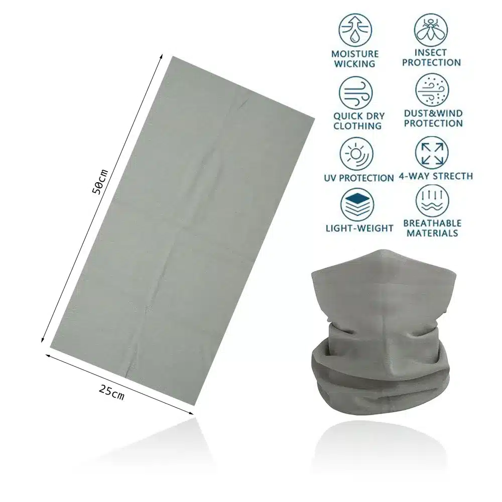 Breathabale Neck Gaiters for Men and Women Dustproof Quickdry Solid Color HeadScarf a Wide Range of Outdoor Activities - Image 17