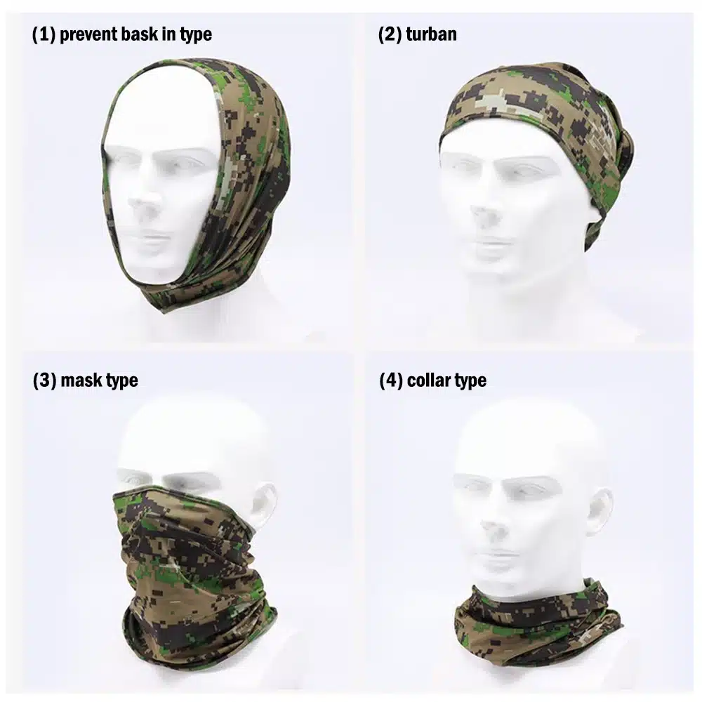 UV Protection Ice Silk Face Cover Neck Tube Outdoor Sports Bandana Scarf Breathable Hiking Scarf Neck Gaiter Bandana - Image 5