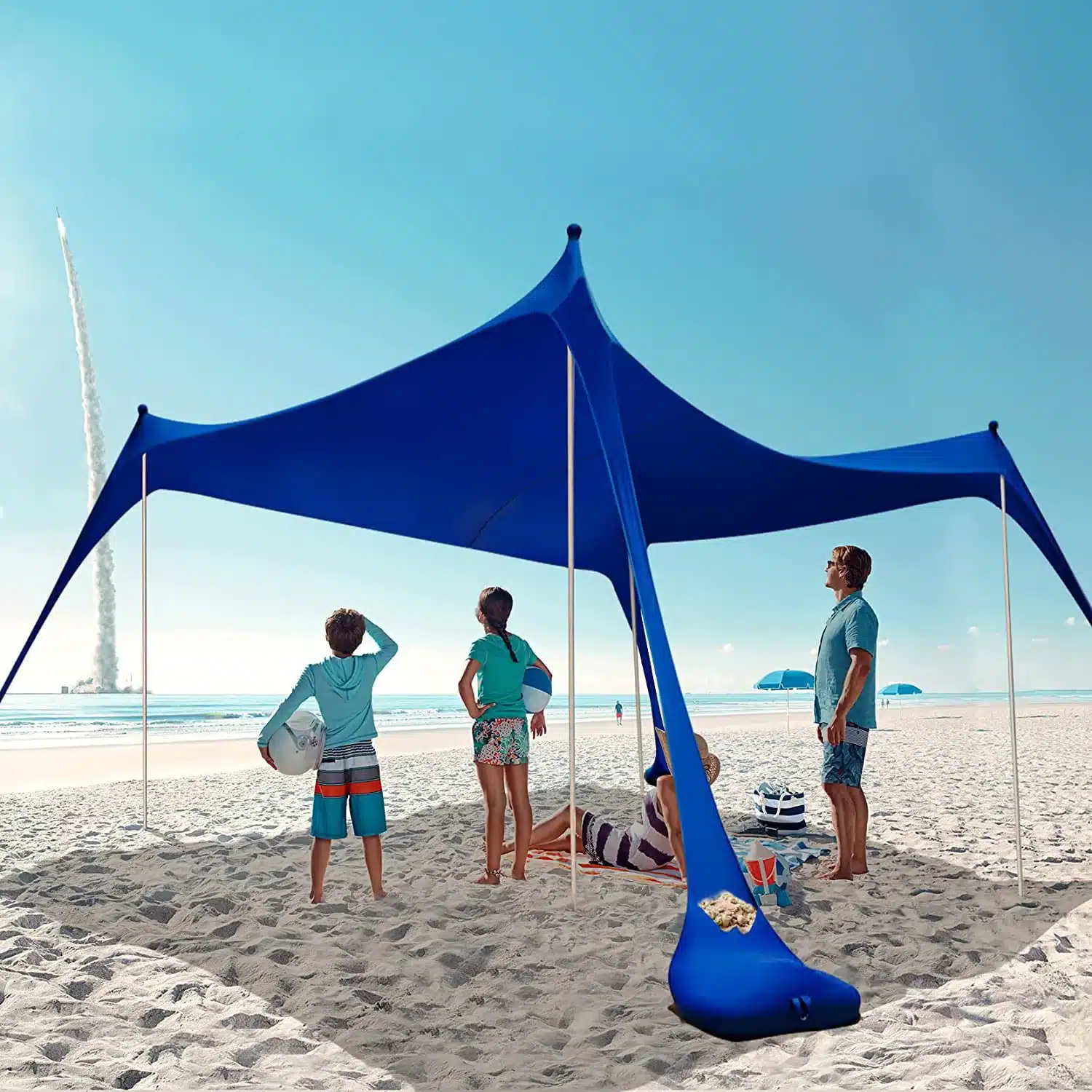 Outdoor Lawn and Beach Canopy Portable Outdoor Sun Protection