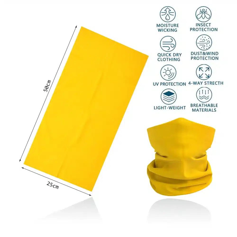 Breathabale Neck Gaiters for Men and Women Dustproof Quickdry Solid Color HeadScarf a Wide Range of Outdoor Activities - Image 25