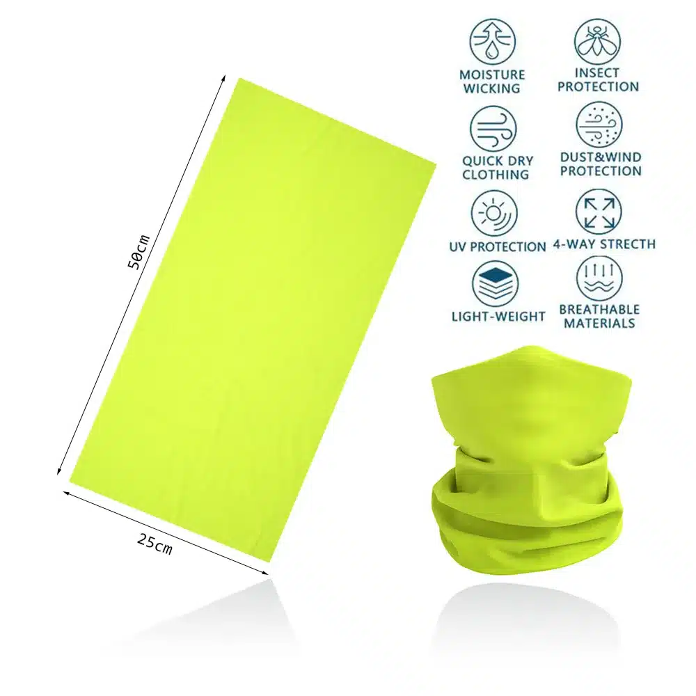 Breathabale Neck Gaiters for Men and Women Dustproof Quickdry Solid Color HeadScarf a Wide Range of Outdoor Activities - Image 19