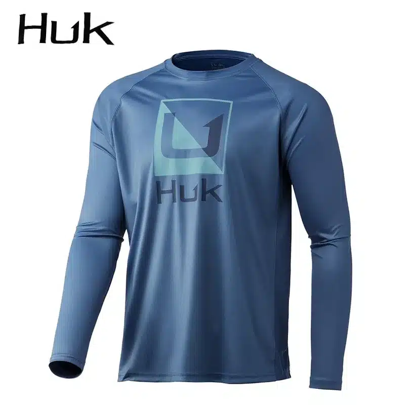 Men's Fishing Shirts Long Sleeve Uv Protection UPF 50 Moisture Wicking - Image 9