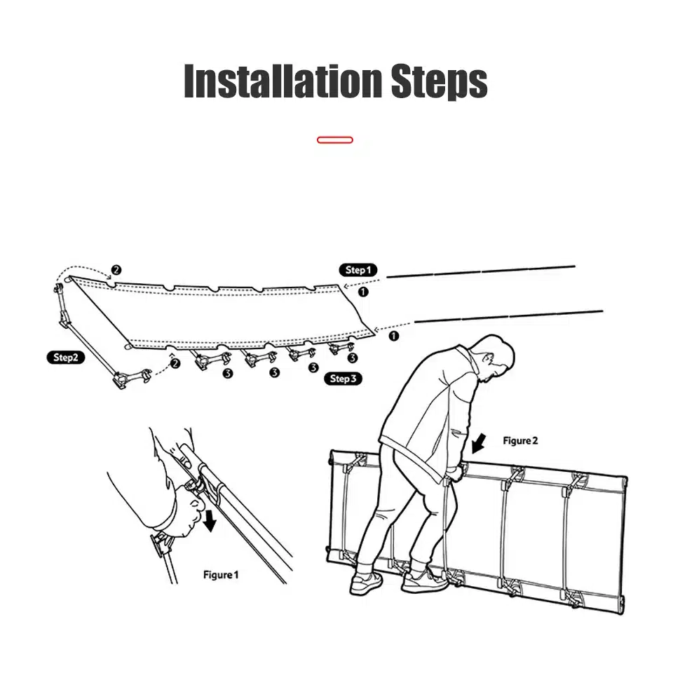 WESTTUNE Camping Cot Portable Folding Bed Outdoor Ultralight Compact Tent Bed for Camping Backpacking - Image 19
