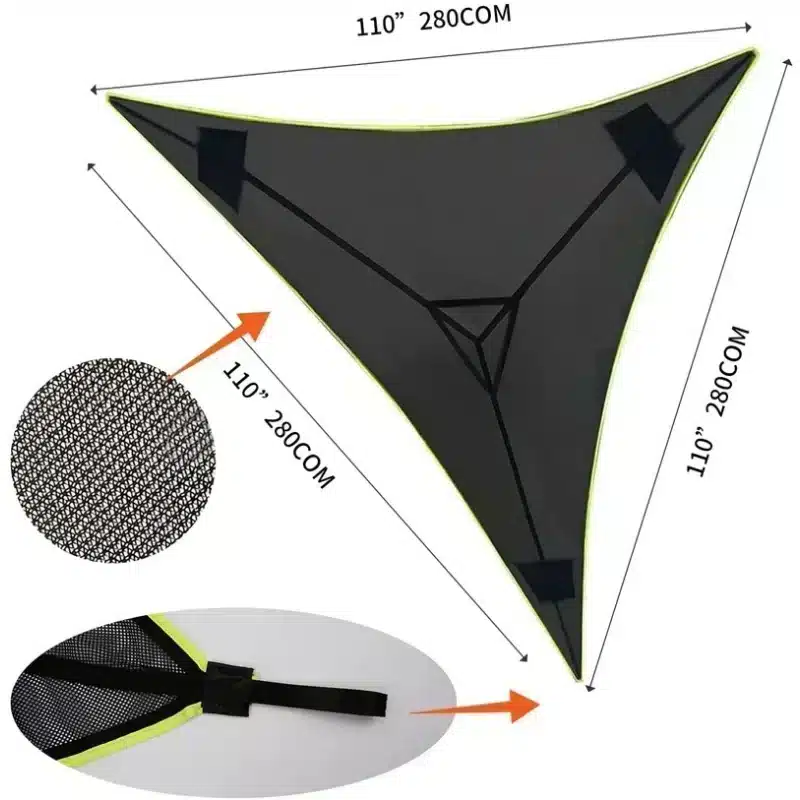 Outdoor Camping Hanging Triangle Hammock Multi Person - Image 3