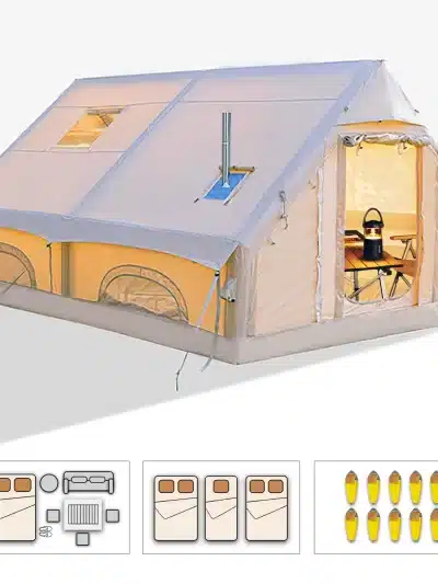 Inflatable Tents for Camping,Large Inflatable Camping Tent with Hand Pump,Inflatable Tent,Easy Setup Tents for Camping Portable