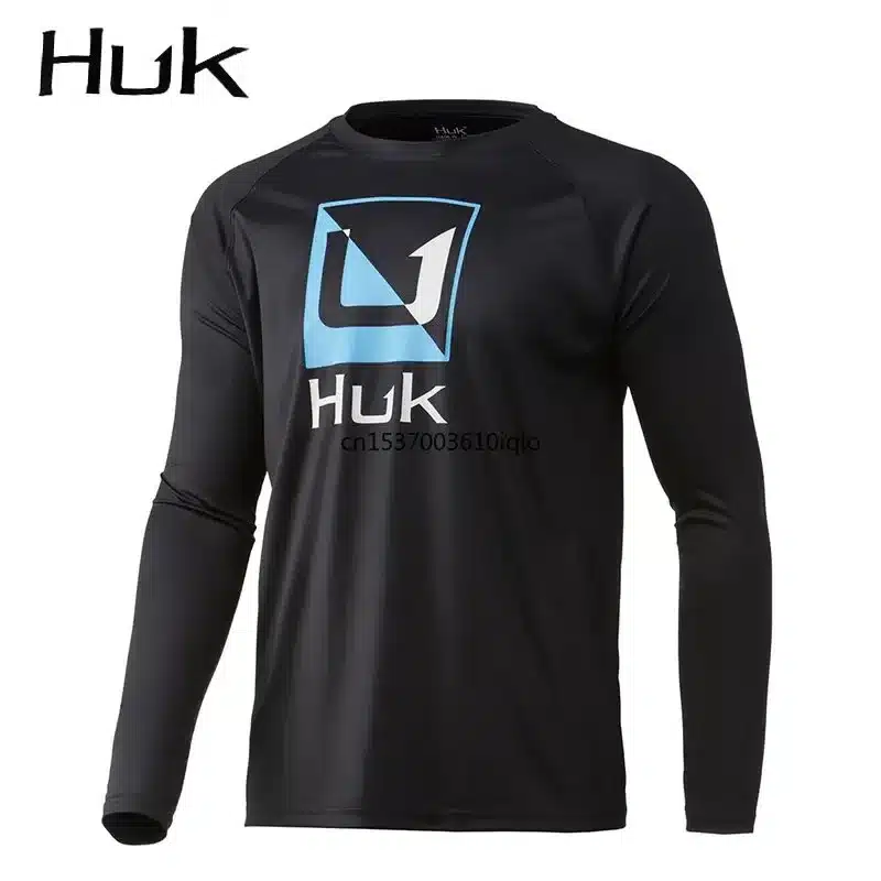 Men's Fishing Shirts Long Sleeve Uv Protection UPF 50 Moisture Wicking - Image 3