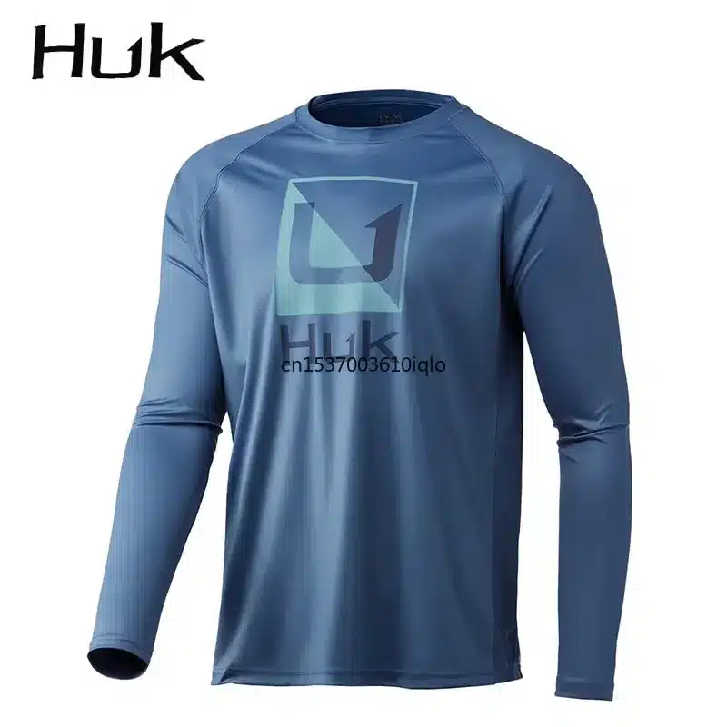 Men's Fishing Shirts Long Sleeve Uv Protection UPF 50 Moisture Wicking - Image 5