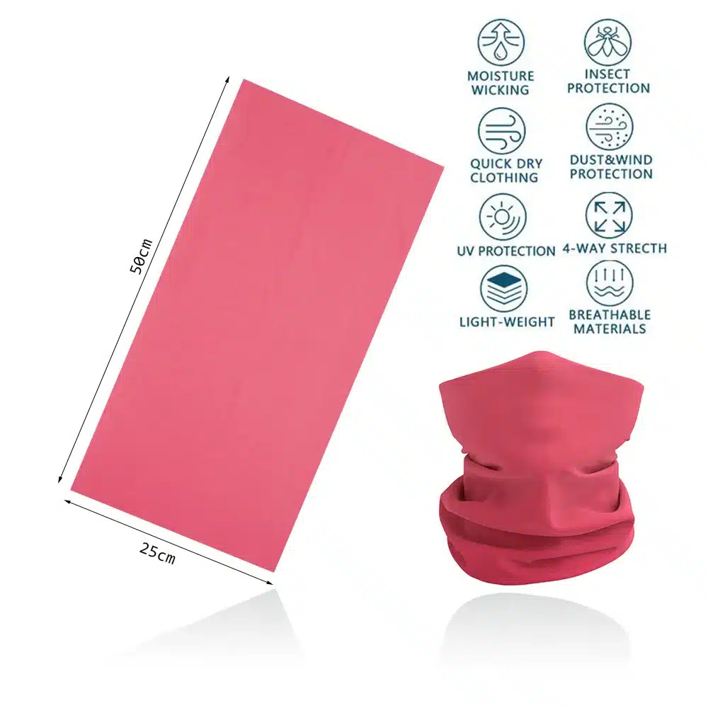 Breathabale Neck Gaiters for Men and Women Dustproof Quickdry Solid Color HeadScarf a Wide Range of Outdoor Activities - Image 13