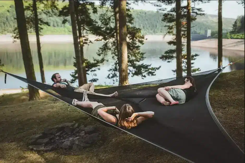 Outdoor Camping Hanging Triangle Hammock Multi Person - Image 11