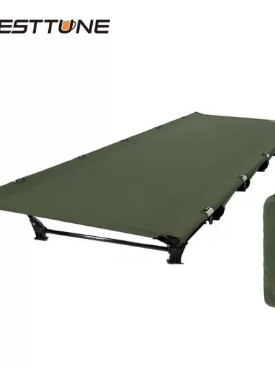 WESTTUNE Camping Cot Portable Folding Bed Outdoor Ultralight Compact Tent Bed for Camping Backpacking