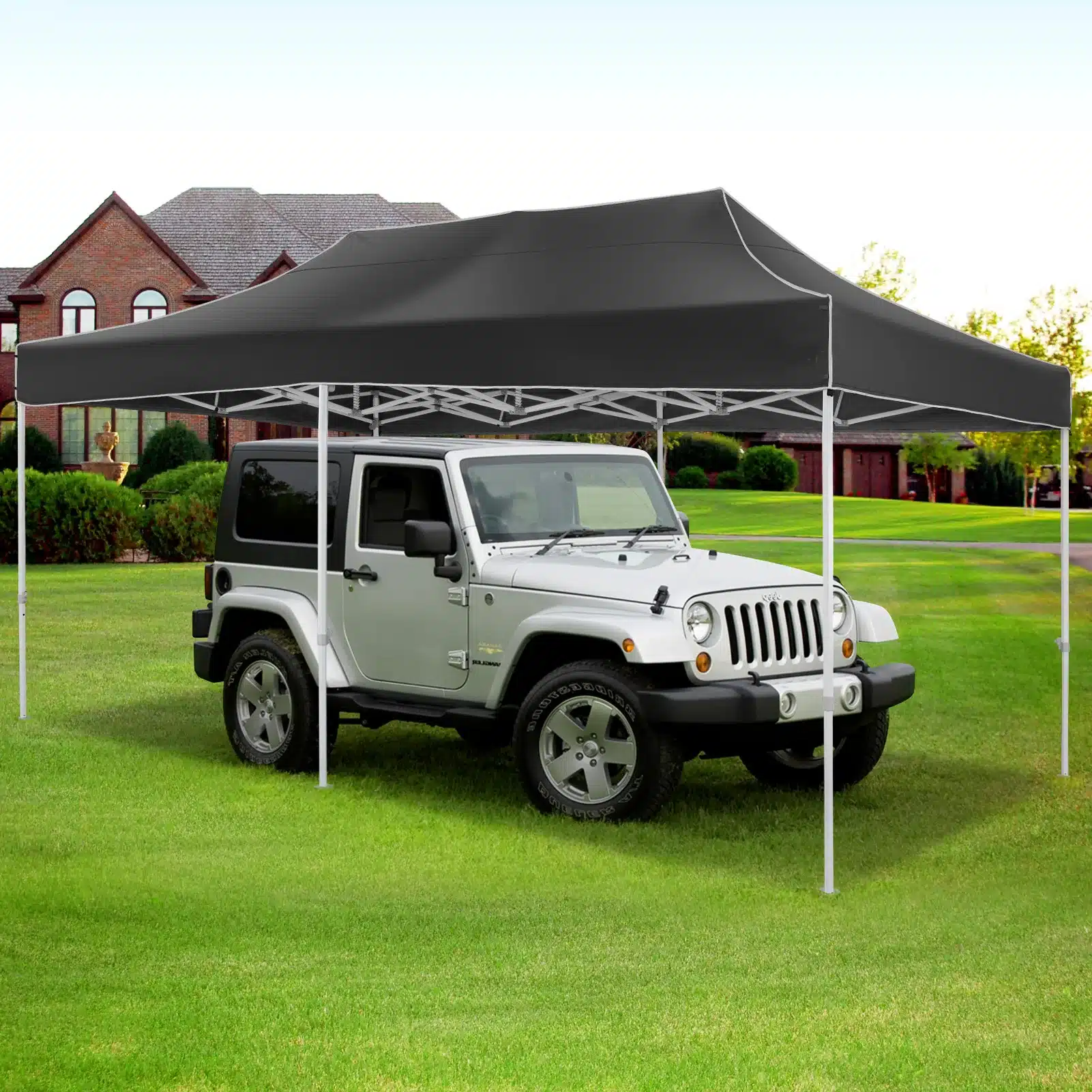 10x20 Heavy Duty Pop Up Canopy Tent for Party Events Instant Canopy with Roller Bag, Waterproof - Image 3