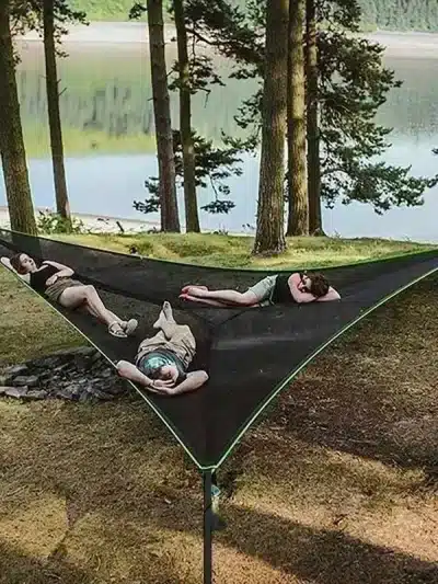 Outdoor Camping Hanging Triangle Hammock Multi Person