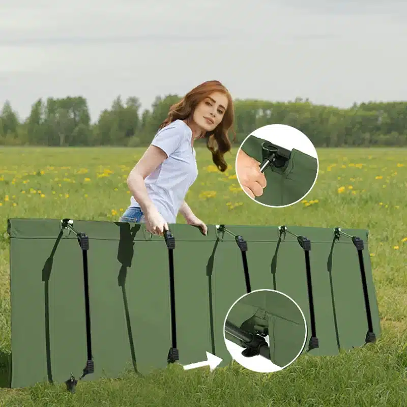 WESTTUNE Camping Cot Portable Folding Bed Outdoor Ultralight Compact Tent Bed for Camping Backpacking - Image 5