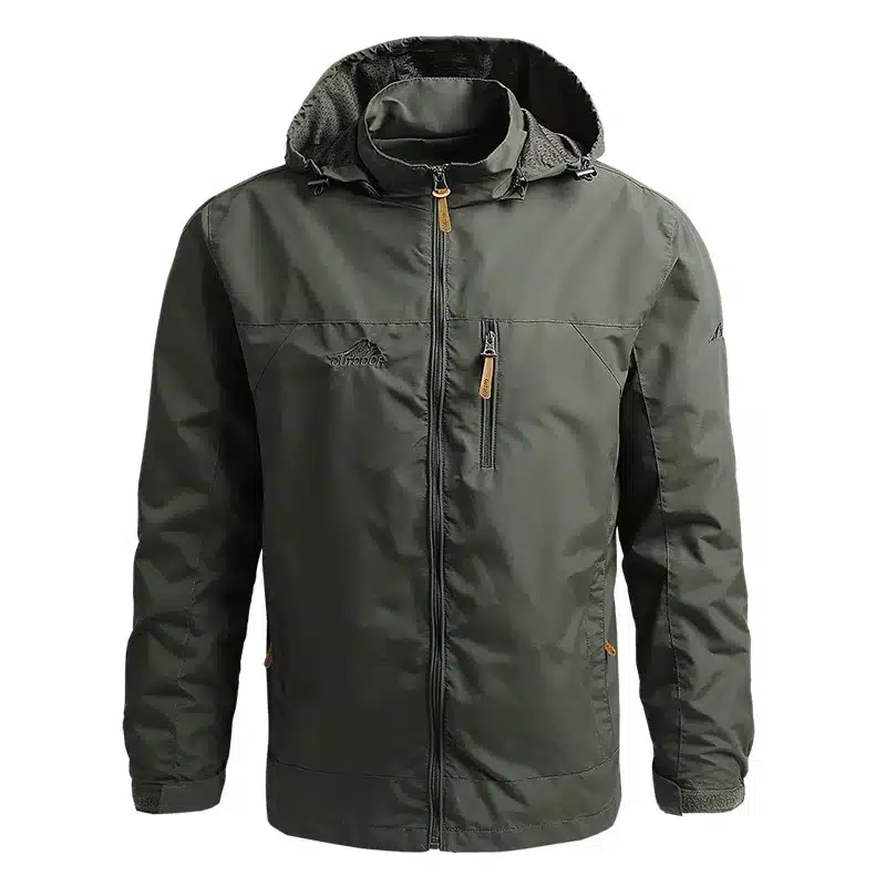 Windbreaker Men Tactical Jacket Waterproof Outdoor Hooded Coat - European Size - Image 10