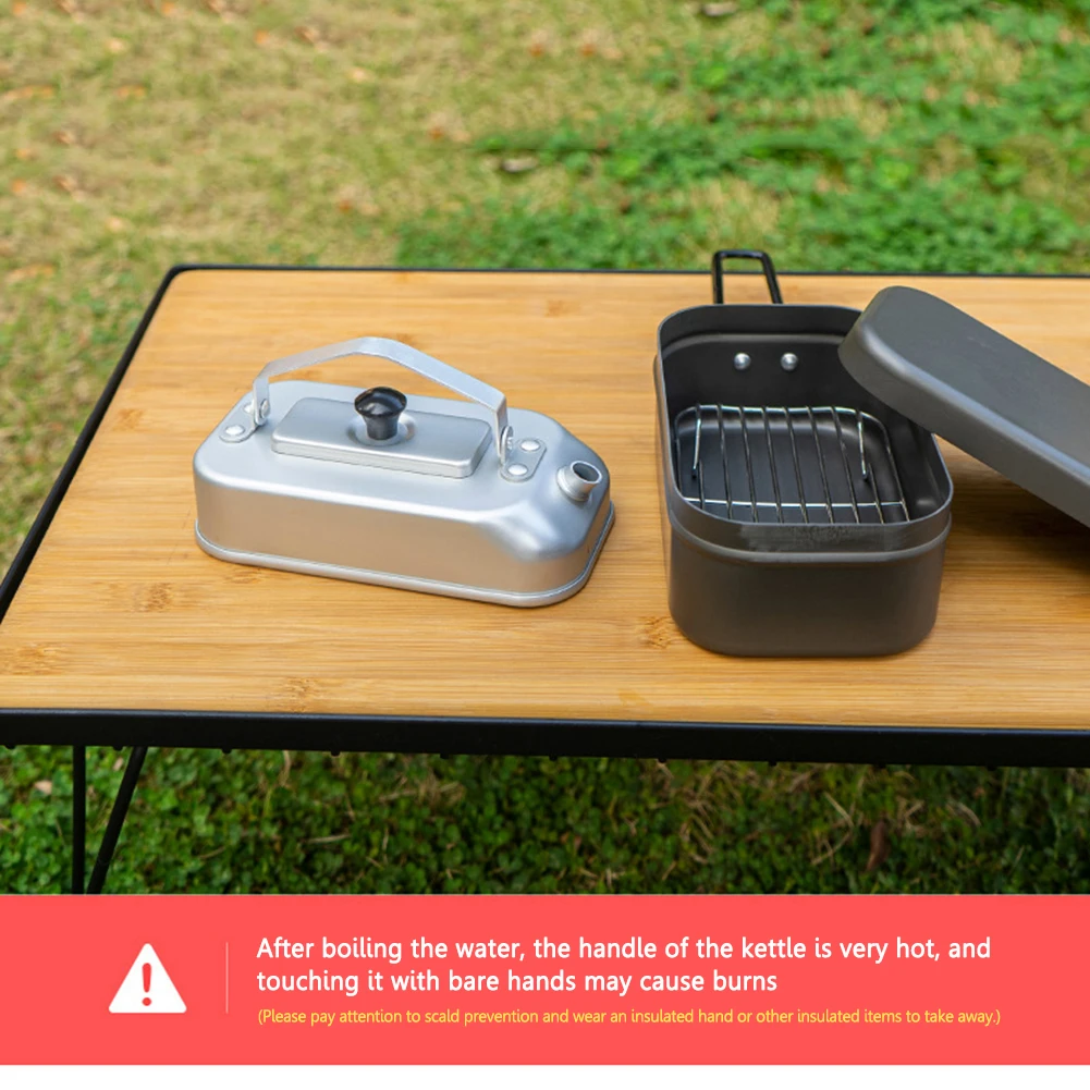 Portable Camping Tea Kettle Aluminum Alloy - Image 5