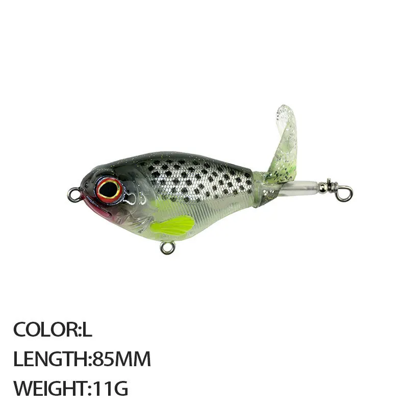 Artificial Fishing Lure, Crankbait, Whopper Plopper , Topwater Fishing Lure, SwimBait, Hard Popper, Rotating Tail Fishing Tackle - Image 11