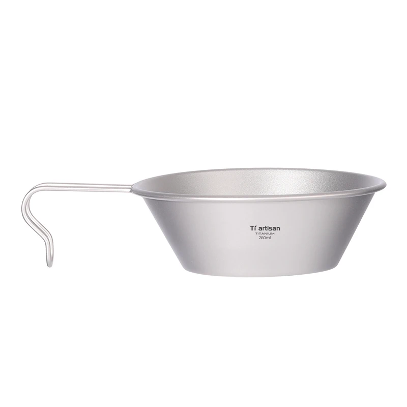Tiartisan 260ml Titanium Camping Bowl - Image 7