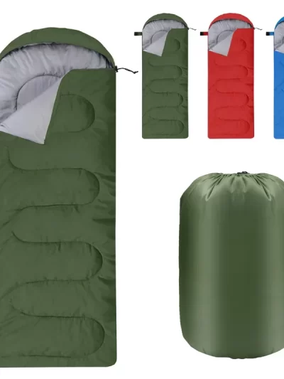 Camping Sleeping Bag Ultralight Waterproof 3 Season Warm Envelope Backpacking Sleeping Bags for Outdoor Use