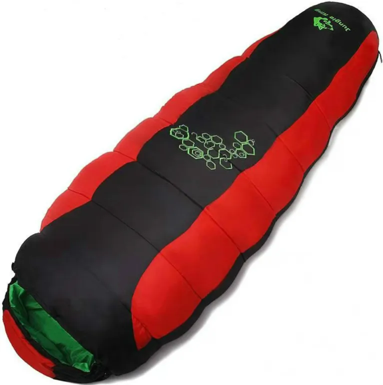 Jungle King CY0901 Thickening Fill Four Holes Cotton Sleeping Bags Fit for Lower Temperatures Thermal 4 Kinds of Thickness Camping and Outdoor Use - Image 2