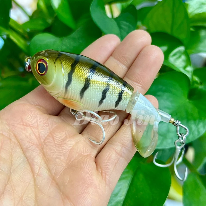 Fishing Wobblers with Rotating Tail Hard Baits 75mm 17g Whopper Plopper Topwater Pesca Prop Bass Lure Saltwater Crankbait - Image 11