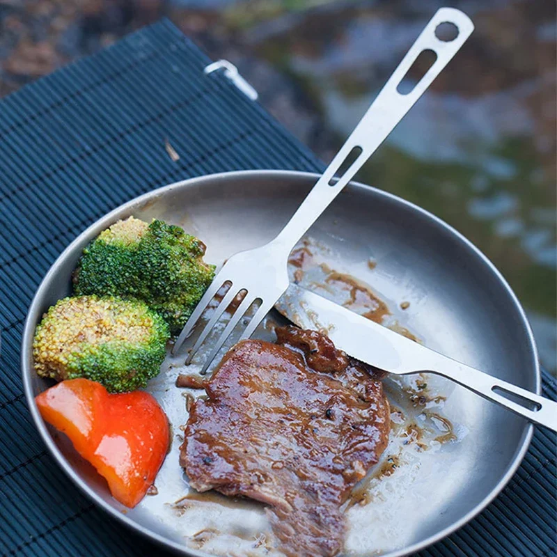 Keith Pure Titanium Knife, Fork Spoon Set, Portable for Outdoor Activities. - Image 5