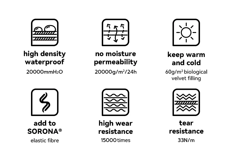 VECTOR Ski Wear Women Man Hooded Sweater Reflective Trend Ski Wear Thickened Warmth and Waterproof Ski Equipment Ski Suit Women - Image 16