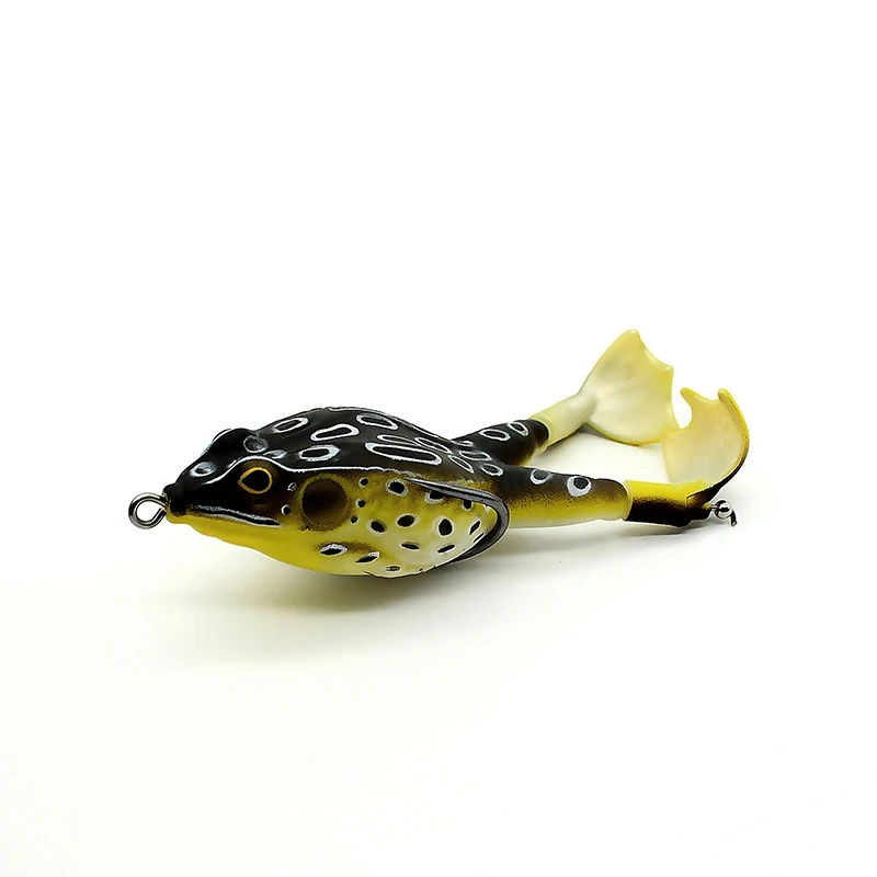 13/16g Soft Frog Shape Lures Artificial Topwater Wobblers Bait Bass Catfish Fishing Lure 3D Eyes - Image 11