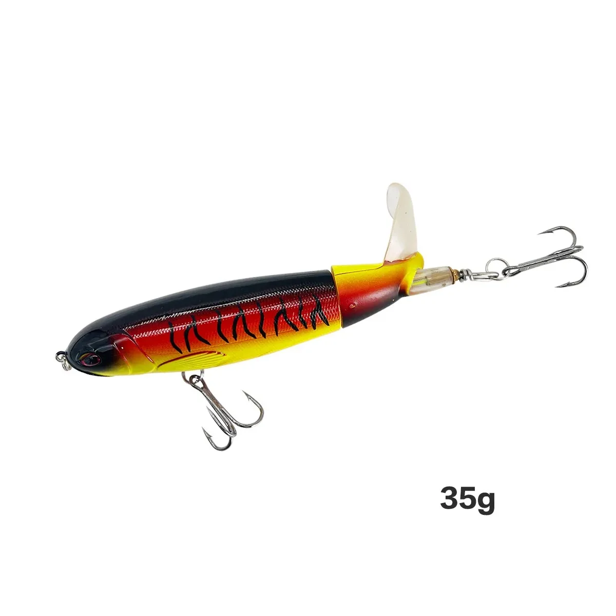 13g/15g/35g Topwater Fishing Lure Whopper Popper Artificial Bait Hard Plopper Soft Rotating Tail - Image 48