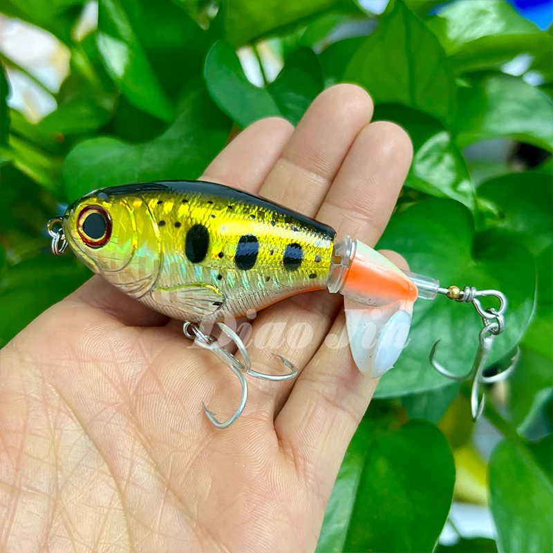 Fishing Wobblers with Rotating Tail Hard Baits 75mm 17g Whopper Plopper Topwater Pesca Prop Bass Lure Saltwater Crankbait - Image 17