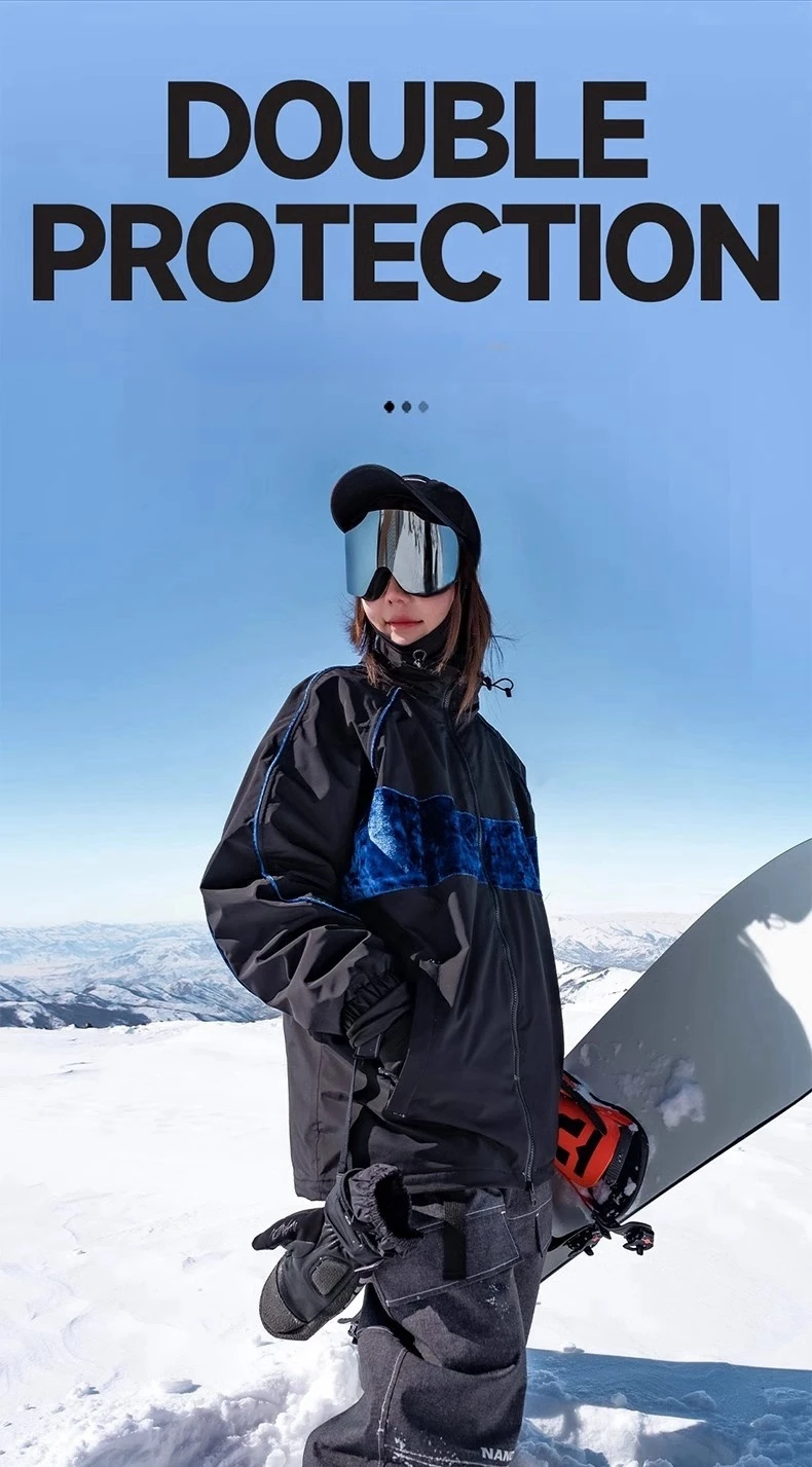 Magnetic Flip Cover Double Layer Anti-Fog Ski Goggles Snowboard Glasses Snowmobile Eyewear Outdoor Sports Optical Protection - Image 30