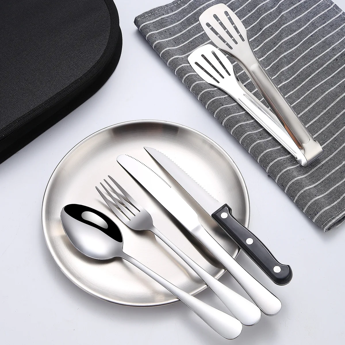 10/20Pcs Outdoor Camping Cutlery Organizer Utensils. Perfect for Camping and other Outdoor Activities. - Image 5