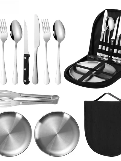 10/20Pcs Outdoor Camping Cutlery Organizer Utensils. Perfect for Camping and other Outdoor Activities.