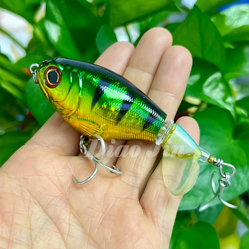 Fishing Wobblers with Rotating Tail Hard Baits 75mm 17g Whopper Plopper Topwater Pesca Prop Bass Lure Saltwater Crankbait - Image 18