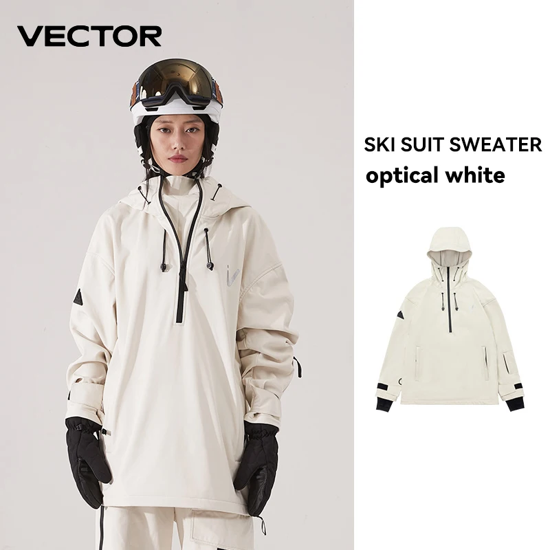 Women Solid Color Ski Jacket Ski Pants Warm Windproof Winter Overalls Hoodie Waterproof Outdoor Sports Clothing - Image 15