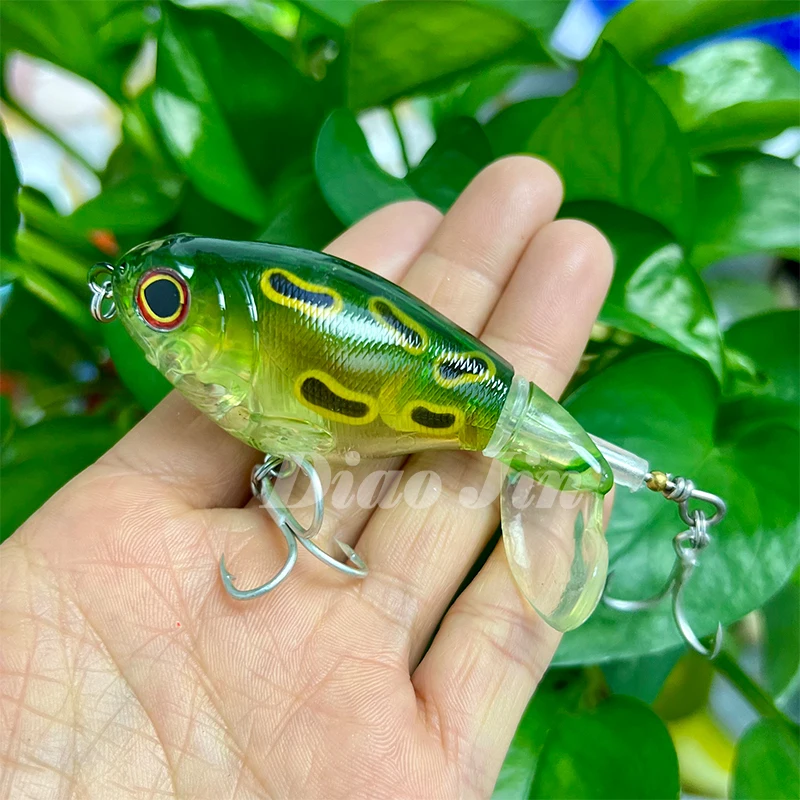 Fishing Wobblers with Rotating Tail Hard Baits 75mm 17g Whopper Plopper Topwater Pesca Prop Bass Lure Saltwater Crankbait - Image 19