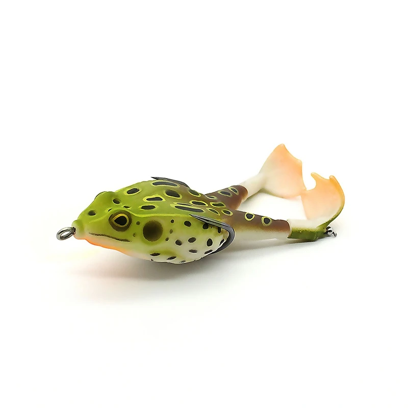 13/16g Soft Frog Shape Lures Artificial Topwater Wobblers Bait Bass Catfish Fishing Lure 3D Eyes - Image 16