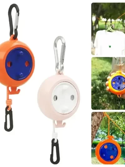 1PC Portable Retractable Clothesline