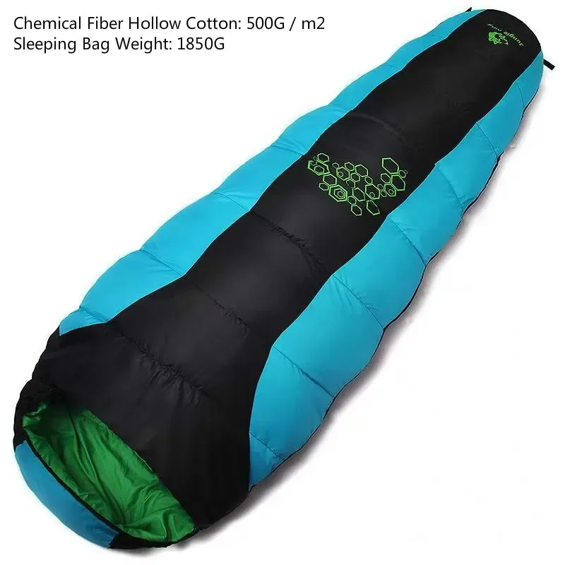 Jungle King CY0901 Thickening Fill Four Holes Cotton Sleeping Bags Fit for Lower Temperatures Thermal 4 Kinds of Thickness Camping and Outdoor Use - Image 21