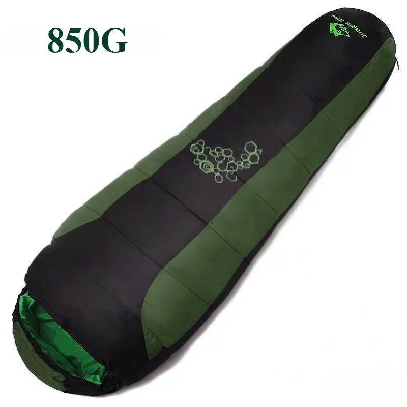 Jungle King CY0901 Thickening Fill Four Holes Cotton Sleeping Bags Fit for Lower Temperatures Thermal 4 Kinds of Thickness Camping and Outdoor Use - Image 22