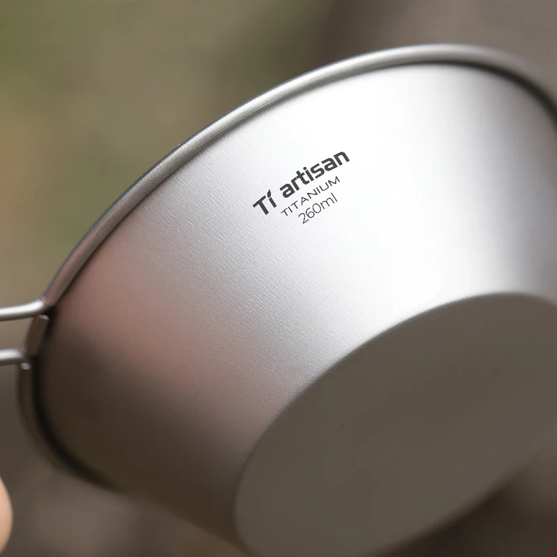 Tiartisan 260ml Titanium Camping Bowl - Image 5