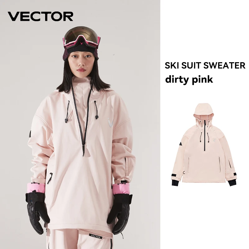 Women Solid Color Ski Jacket Ski Pants Warm Windproof Winter Overalls Hoodie Waterproof Outdoor Sports Clothing - Image 17