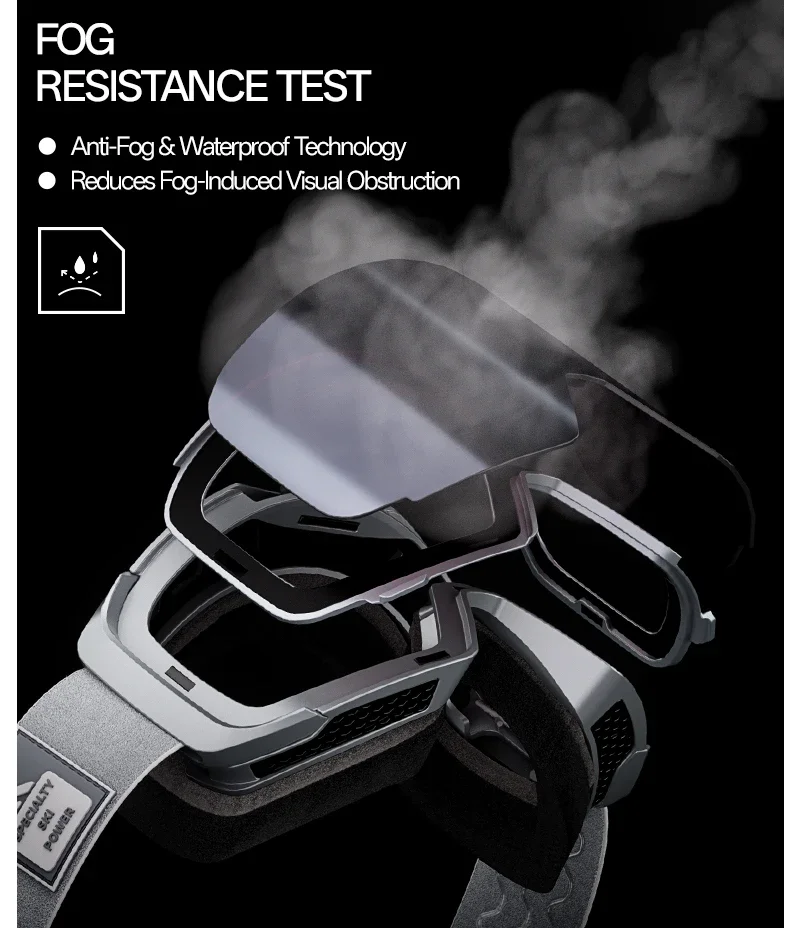 KAPVOE Outdoor Photochromic Ski Goggles Breathable HD Winter Sports Snow Glasses UV400 Anti-fog Magnetic Snowboard Glasses New - Image 22