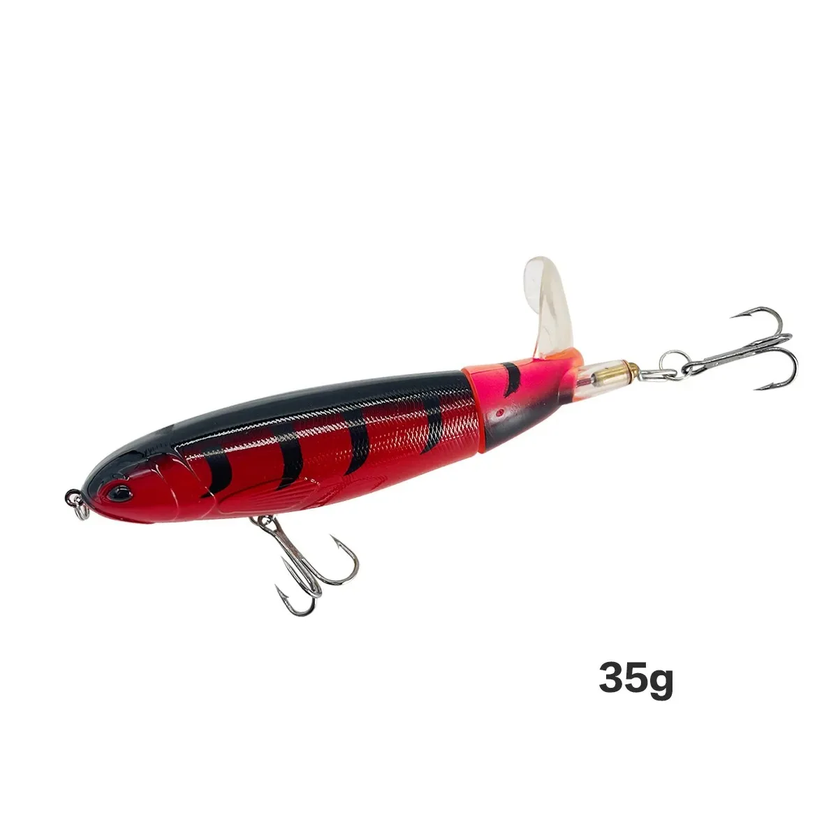 13g/15g/35g Topwater Fishing Lure Whopper Popper Artificial Bait Hard Plopper Soft Rotating Tail - Image 42