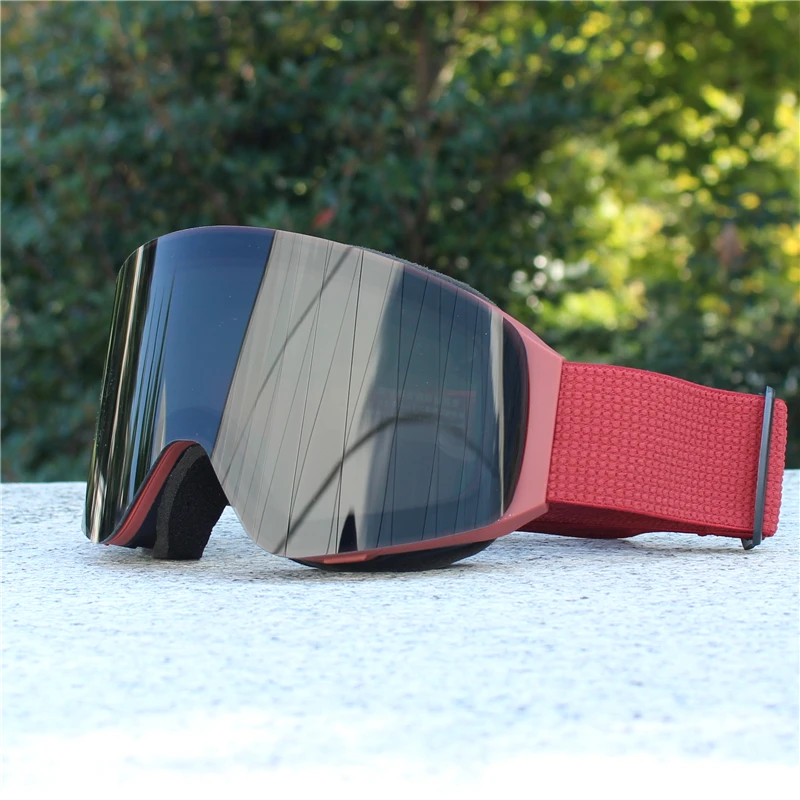 Magnetic Flip Cover Double Layer Anti-Fog Ski Goggles Snowboard Glasses Snowmobile Eyewear Outdoor Sports Optical Protection - Image 26