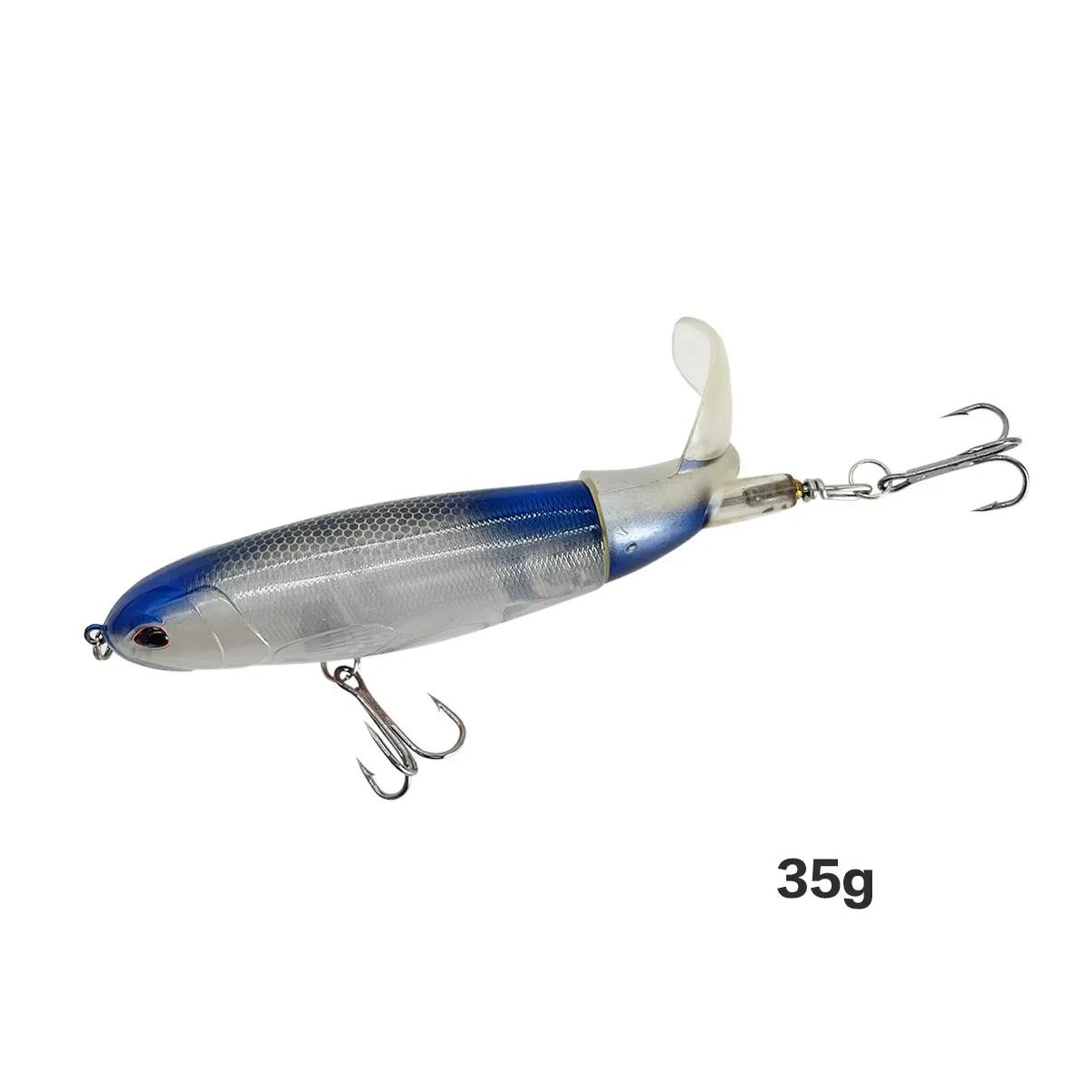 13g/15g/35g Topwater Fishing Lure Whopper Popper Artificial Bait Hard Plopper Soft Rotating Tail - Image 53
