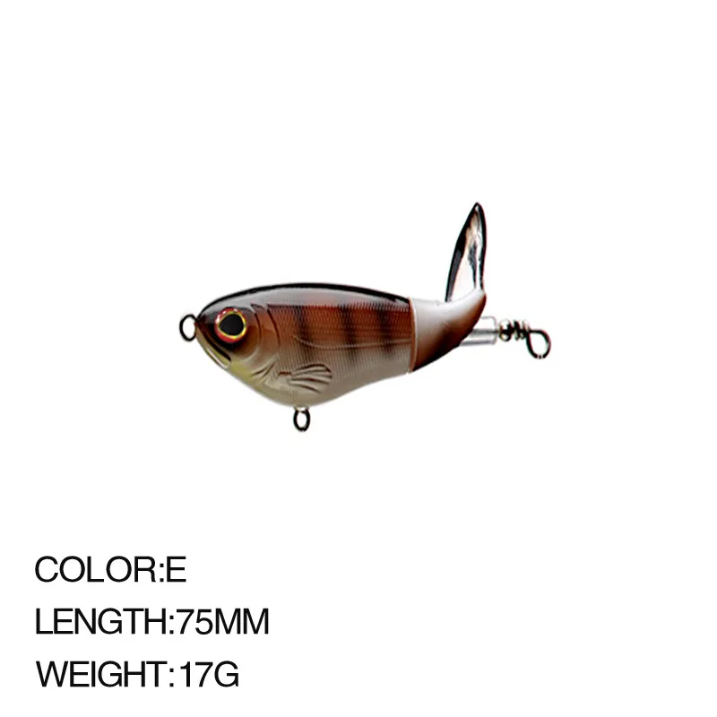 Artificial Fishing Lure, Crankbait, Whopper Plopper , Topwater Fishing Lure, SwimBait, Hard Popper, Rotating Tail Fishing Tackle - Image 14