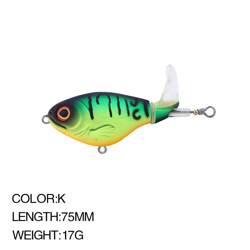 Artificial Fishing Lure, Crankbait, Whopper Plopper , Topwater Fishing Lure, SwimBait, Hard Popper, Rotating Tail Fishing Tackle - Image 18